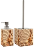 Sanilo Bad-Accessoire-Set &raquo;Sanibel&laquo;, Beige, Rechteckig