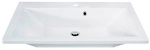 FACKELMANN Waschbecken &raquo;DOMINO&laquo;, BxHxT: 80x17x50 cm - weiss