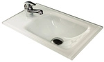 FACKELMANN Waschbecken &raquo;SBC G&auml;ste Bad&laquo;, BxHxT: 45x9,7x25 cm - weiss