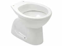 aquaSu® Stand WC »Universal«, Tiefspüler, weiß, mit Spülrand - weiss