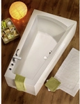 OTTOFOND Badewanne, BxHxL: 100 x 50 x 170 cm, asymetrisch - weiss