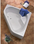 OTTOFOND Badewanne &raquo;Ancona&laquo;, BxHxL: 135 x 43 x 135 cm, trapezf&ouml;rmig - weiss