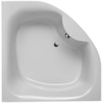 OTTOFOND Badewanne &raquo;Lima&laquo;, BxHxL: 150 x 46 x 150 cm, viertelkreis - weiss