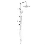 SCH&Uuml;TTE Duschs&auml;ule &raquo;Duschtraum&laquo;, H&ouml;he: 110 cm, wei&szlig;/chromfarben - silberfarben