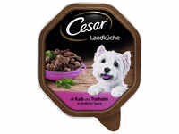 CESAR Hunde-Nassfutter, Kalb & Geflügel, 150 g