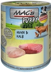 MAC'S Hunde-Nassfutter, Huhn/Kalb, 6 Dosen