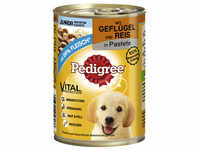PEDIGREE Hunde-Nassfutter, Geflügel & REis, 400 g
