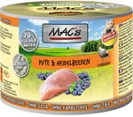 MAC'S Katzen-Nassfutter, Pute/Heidelbeere, 6 x 200 g