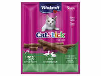 VITAKRAFT Katzensnack, 18 g (3 Sticks), Fleisch