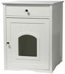 DOBAR Katzenschrank &raquo;Mohrle&laquo;, BxHxL: 48 x 63 x 48 cm, wei&szlig; - weiss