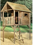 WEKA Kinder-Stelzenhaus &raquo;Willy&laquo;, BxHxT: 125 x 332 x 235 cm - braun