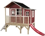 EXIT Toys Spielturm &raquo;Loft Spielh&auml;user&laquo;, BxHxT: 190 x 215 x 322 cm, rot