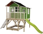 EXIT Toys Spielturm &raquo;Loft Spielh&auml;user&laquo;, BxHxT: 190 x 253 x 382 cm, gr&uuml;n
