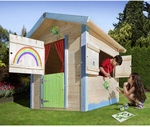 WEKA Spielhaus &raquo;Tabaluga&laquo;, BxHxT: 144 x 154 x 153 cm, Holz, natur - beige