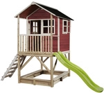 EXIT Toys Spielturm &raquo;Loft Spielh&auml;user&laquo;, BxHxT: 190 x 253 x 329 cm, rot