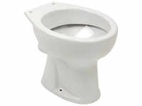 aquaSu® Stand WC »Universal«, Flachspüler, weiß, mit Spülrand - weiss