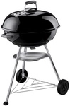 WEBER Holzkohlegrill &raquo;Compact Kettle&laquo;, Grillfl&auml;che: &Oslash; 57 cm, schwarz