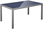 Tisch, BxHxL: 90 x 72 x 150 cm, Tischplatte: Sicherheitsglas - grau