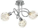 BRILLIANT Leuchte &raquo;JOYA&laquo;, 3-flg., G9 - silberfarben