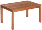 MERXX Ausziehtisch, BxHxT: 150 x 74 x 100 cm, Tischplatte: Eukalyptusholz - beige
