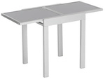 MERXX Balkontisch, mit Sicherheitsglas-Tischplatte, BxHxT: 65 x 75 x 130 cm -...