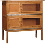 DOBAR Kleintierstall, BxHxT: 115 x 116 x 45 cm, braun