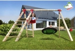 WEKA Schaukelger&uuml;st &raquo;Tabaluga&laquo;, Holz, BxHxT: 390 x 240 x 290 cm - beige