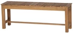 GARDAMO Bank, Holz, 2-Sitzer, BxHxT: 125 x 45 x 33 cm - beige