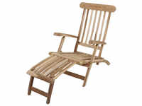 GARDEN PLEASURE Deckchair »Java«, Höhe: 81 cm, Teakholz - beige