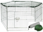 DOBAR Freilaufgehege, BxHxT: 112 x 56 x 98 cm, gr&uuml;n