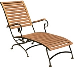 GARDEN PLEASURE Deckchair &raquo;Wien&laquo;, Stahl - braun