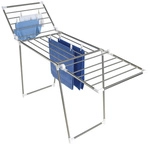 WENKO Standtrockner, BxH: 196 x 90 cm, Edelstahl - silberfarben