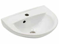 aquaSu® Handwaschbecken, BxTxH: 45 x 35 x 16 cm, Keramik, weiß - weiss
