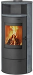 THERMIA Kaminofen &raquo;M&uuml;nchen V3&laquo;, grau, Stahl/Naturstein, 7 kW
