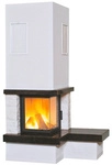 HARK Kaminbausatz &raquo;Nebraska&laquo;, weiss, Marmor, 8 kW