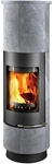 THORMA Kaminofen &raquo;Delia&laquo;, serpentino schwarz, Stahl, 7,5 kW - grau