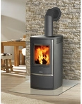 JUSTUS Kaminofen &raquo;Reno R&laquo;, schwarz, Stahl, 6 kW, Dauerbrand geeignet