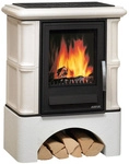 JUSTUS Kachelofen &raquo;Bavaria&laquo;, wei&szlig;, Keramik, 7 kW - weiss