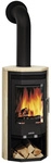 JUSTUS Kaminofen &raquo;Usedom 7&laquo;, vermiculite, Sandstein, 7 kW - schwarz