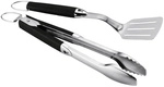 WEBER Grillbesteck, 2-tlg black, Edelstahl - silberfarben