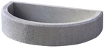 BUSCHBECK Sockelerh&ouml;hung, halbkreis, BxL: 104 x 65 cm, St&auml;rke: 40 mm, wei&szlig; - weiss