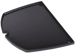 WEBER Grillplatte, Gusseisen, Breite: 32,7 cm - schwarz