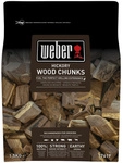 WEBER R&auml;ucherkl&ouml;tze, Hickoryholz, 1,5 kg Wood Chunks - braun