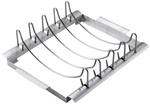 WEBER Grilling Rack, Edelstahl, Breite: 31 cm - silberfarben