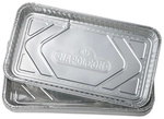 Napoleon Fett-Auffangschale, 5er Set, 36 x 19,7 cm - silberfarben