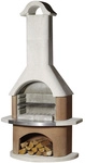BUSCHBECK Gartengrillkamin &raquo;Davos&laquo;, 110 cm - weiss