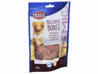 TRIXIE Hundesnack »PREMIO Rice Duck Bones«, 80 g, Ente - braun