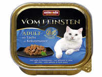 animonda Vom Feinsten Katzen-Nassfutter, Lachs/Kräuter, 100 g