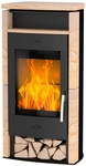 FIREPLACE Kaminofen &raquo;Santiago&laquo;, Sandstein, 6 kW - schwarz