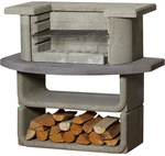 BUSCHBECK Grillbar &raquo;Kingston&laquo;, BxHxT: 65 x 101 x 110 cm - grau